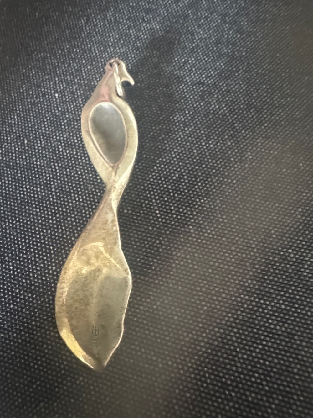 James Avery Silver Retired Peacock Pendant - Picture 2 of 3